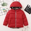 Kid Boy Cotton Zipper Hooded Reversible Pocket Coat