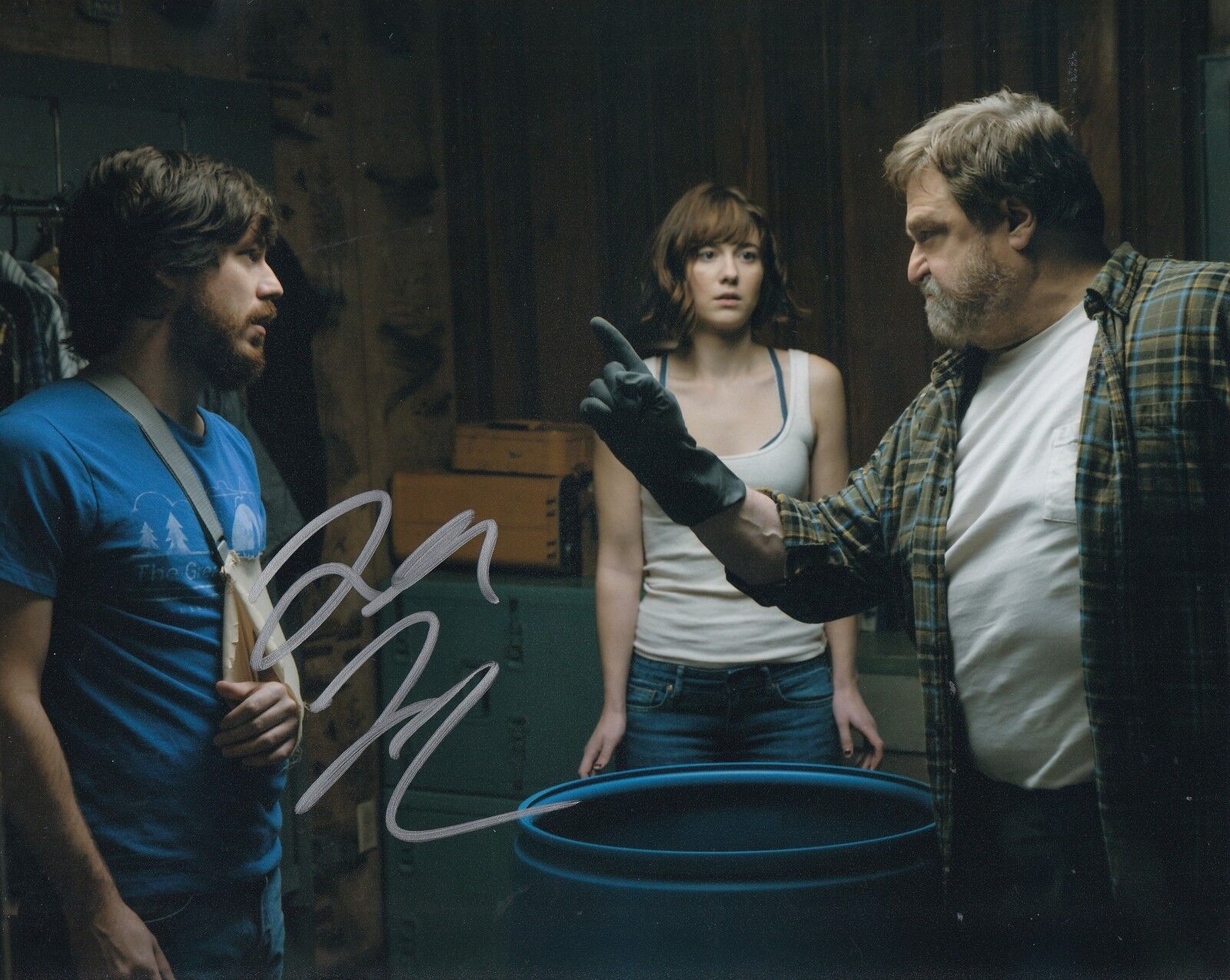 JOHN GALLAGHER JR signed (10 CLOVERFIELD LANE) Movie 8X10 Photo Poster painting *EMMETT W/COA #4