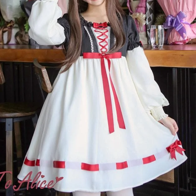 [Reservation] Retro Alice in Wonderland Dress SP1711319