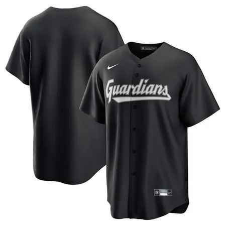 Youth Cleveland Guardians  Black Lights Out Replica Jersey