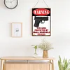 Warning This Area Protected By Samll Handheld Devices - Wooden Signs - 30*40cm