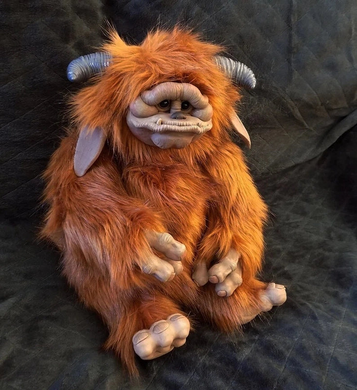 Independent Station Ludo Baby Doll From Maze Red Big Mouth Strange Animal Plush Doll Ornaments