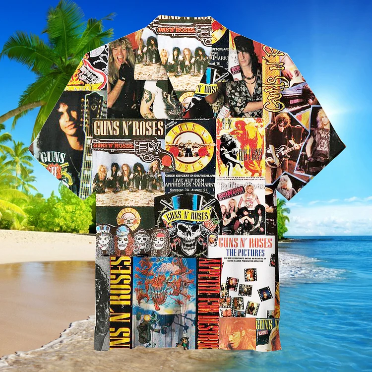 Guns N' Roses|Unisex Hawaiian Shirt