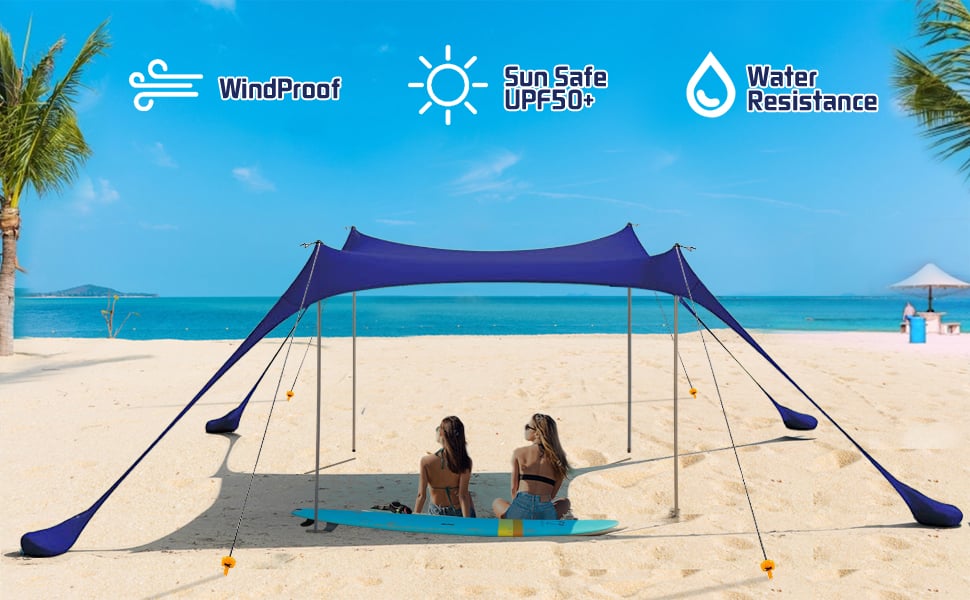 Take our beach tent pop up shade on a trip
