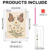 Diamond Painting-DIY Sparkling Special Shaped Pearl Drill Daisies and Butterfly(30x40cm)