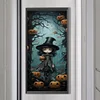 (30*70cm)Halloween Pumpkin Witch - Full Round Drill Diamond Painting