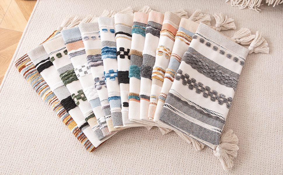 various colors pillow cover