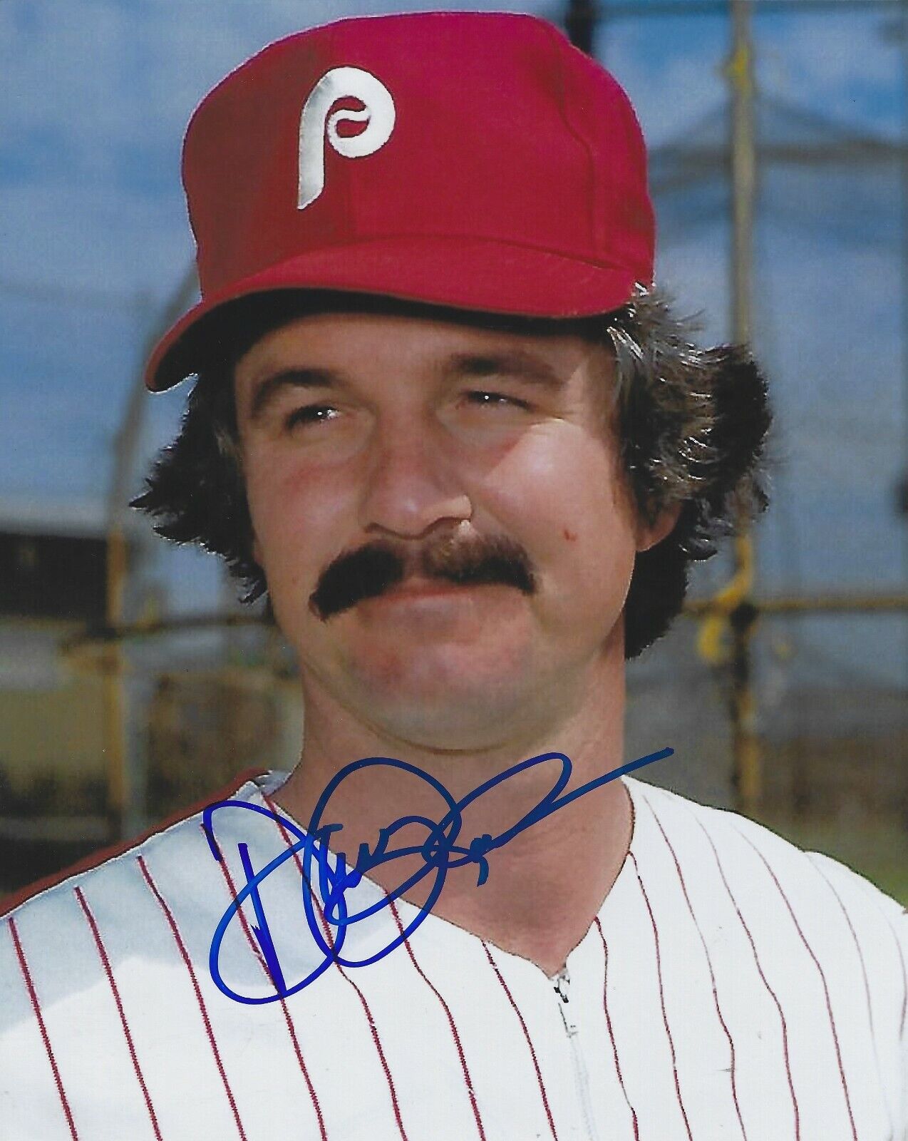 Signed 8x10 DAVE RADER Philadelphia Phillies Autographed Photo Poster painting - COA