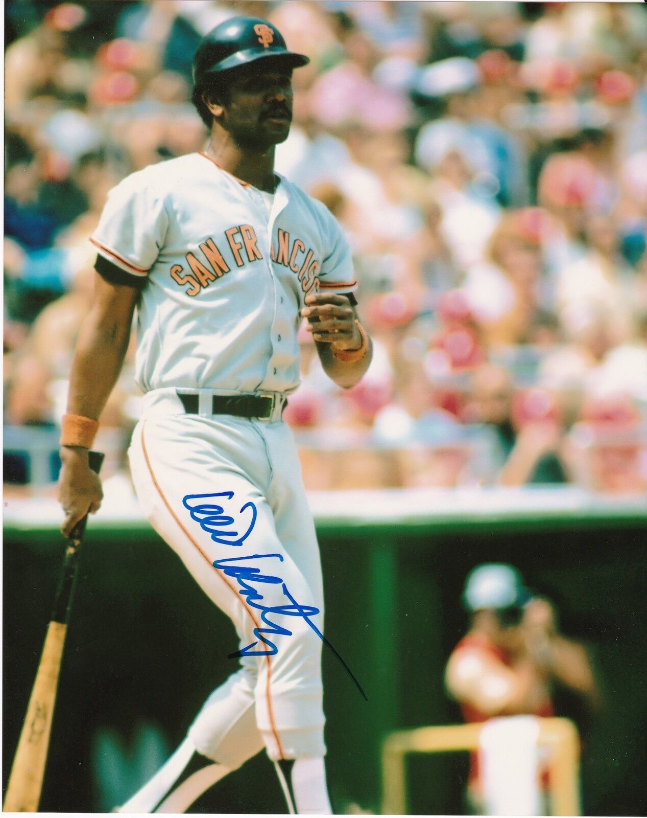 WILLIE MONTANEZ SAN FRANCISCO GIANTS ACTION SIGNED 8x10