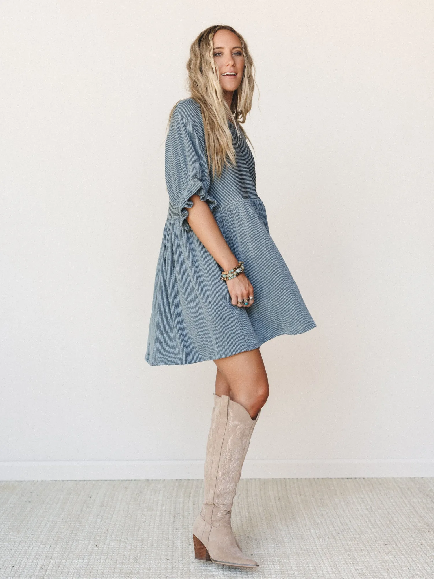The Nest Open Sky Dress - Seafoam