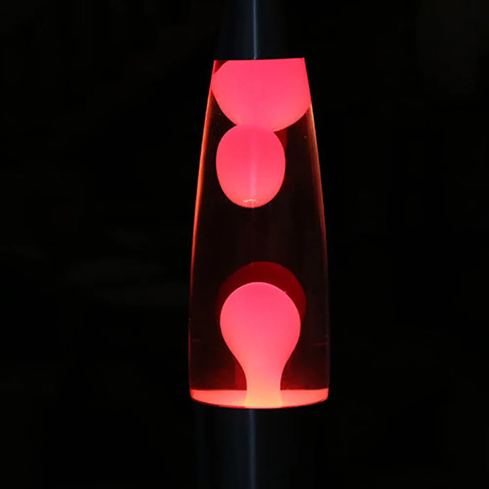 25W Jellyfish LED Bedside Volcano Lava Night Light for Home Bedroom (Red)