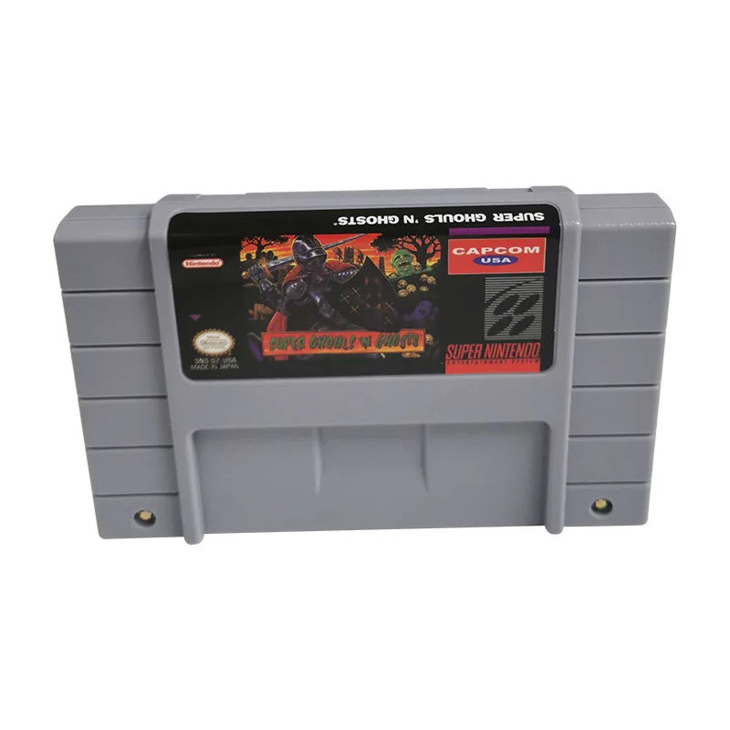 Super Ghouls 'N Ghosts SNES For Super Nintendo Entertainment System - 16 Bit US Version Game Cartridge