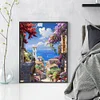 Sea View House-11CT Stamped Cross Stitch 40*50cm/15.75*19.69in
