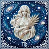 Framed Virgo - Pearls Painting Kit DIY Diamond Painting Pearl Dot Crafts 25*25CM