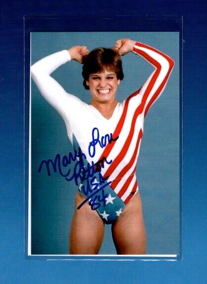 Mary Lou Retton Olympic Gold Medalist 1984 Autographed Photo Poster painting 4x6 (Original)