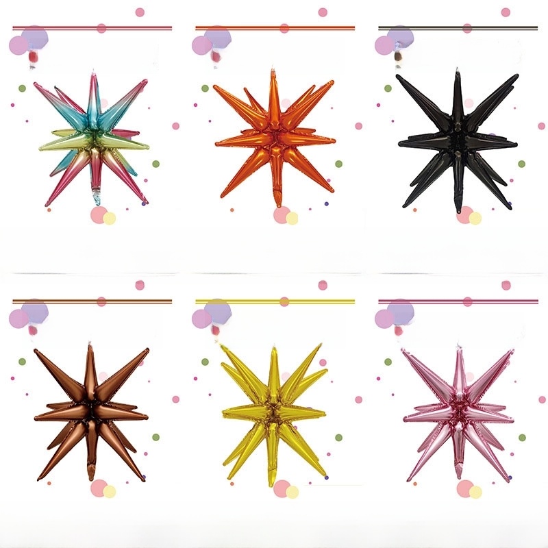Casual Explosion Star Aluminum Film Party Festival Balloons