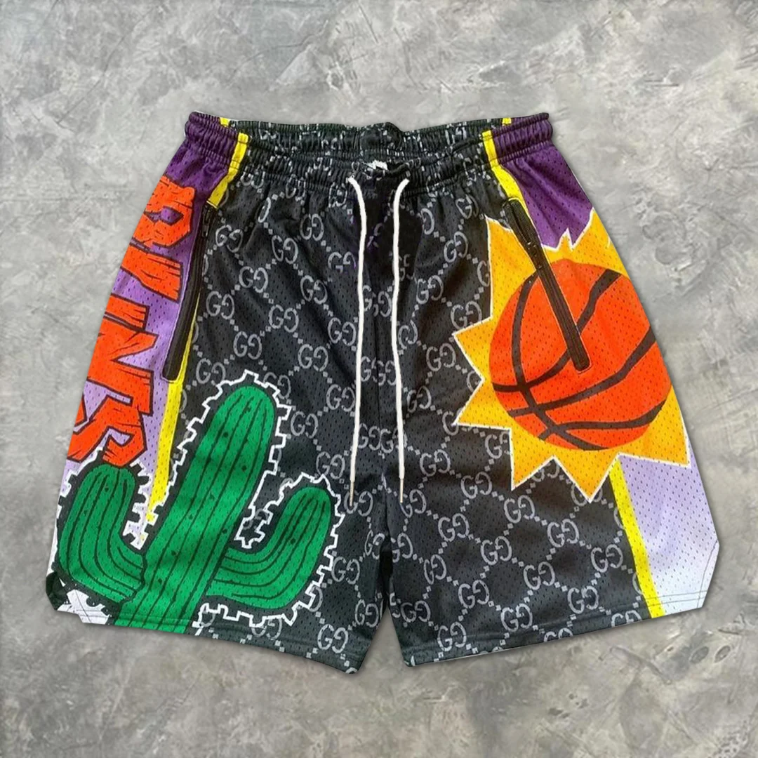 Street style sports basketball shorts