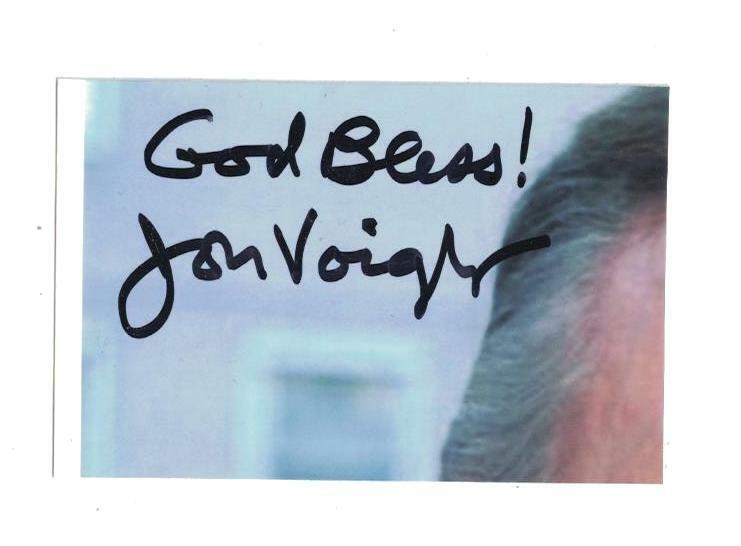 Jon Voight Signed Autographed 2 x 3 Cut Photo Poster painting Actor