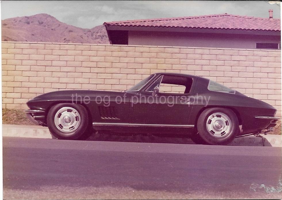 CLASSIC CAR Vintage FOUND Photo Poster painting Original COLOR Snapshot02 31 Z