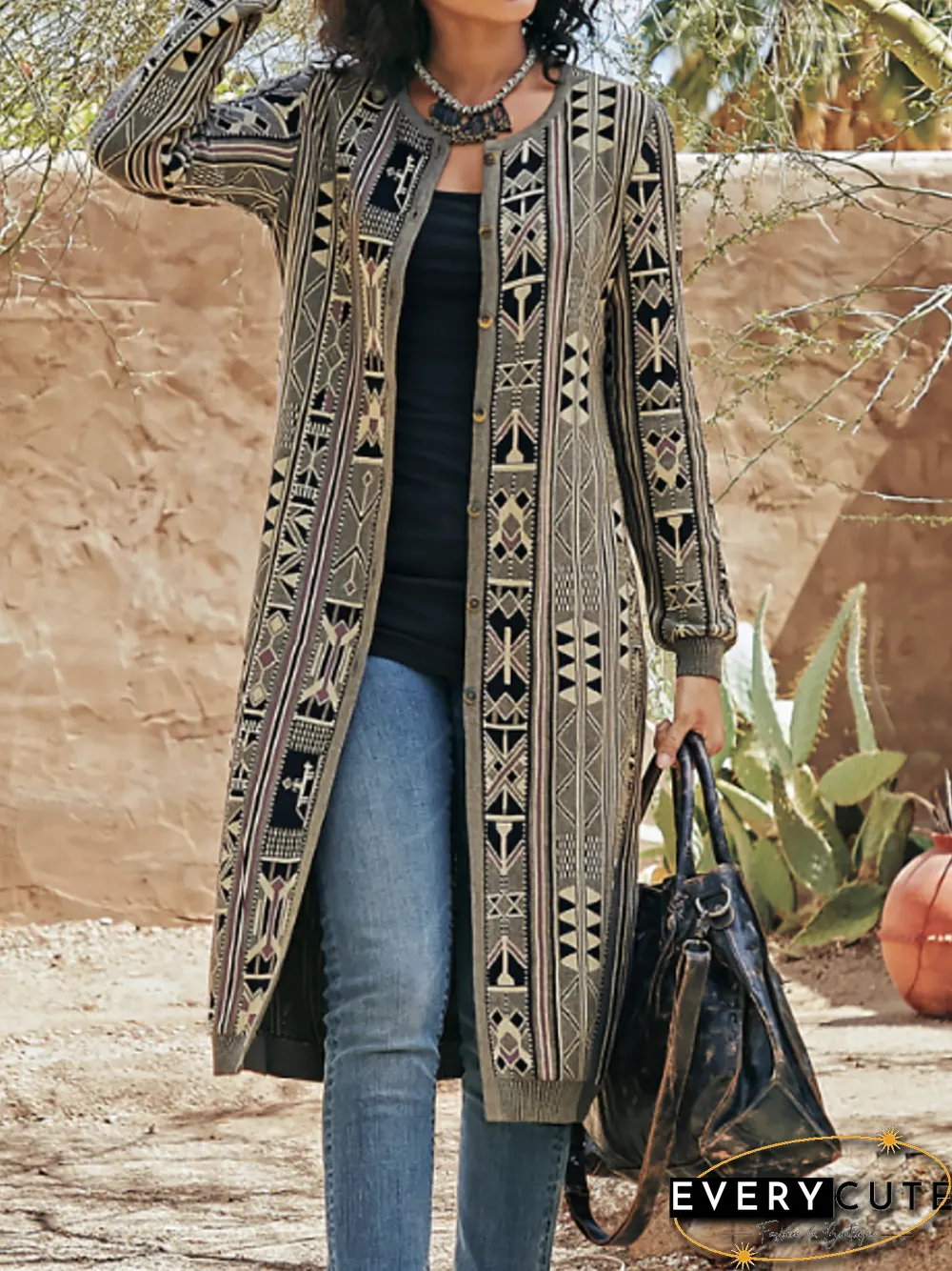 Best Selling Long Sleeve H-Line Overcoat for Women