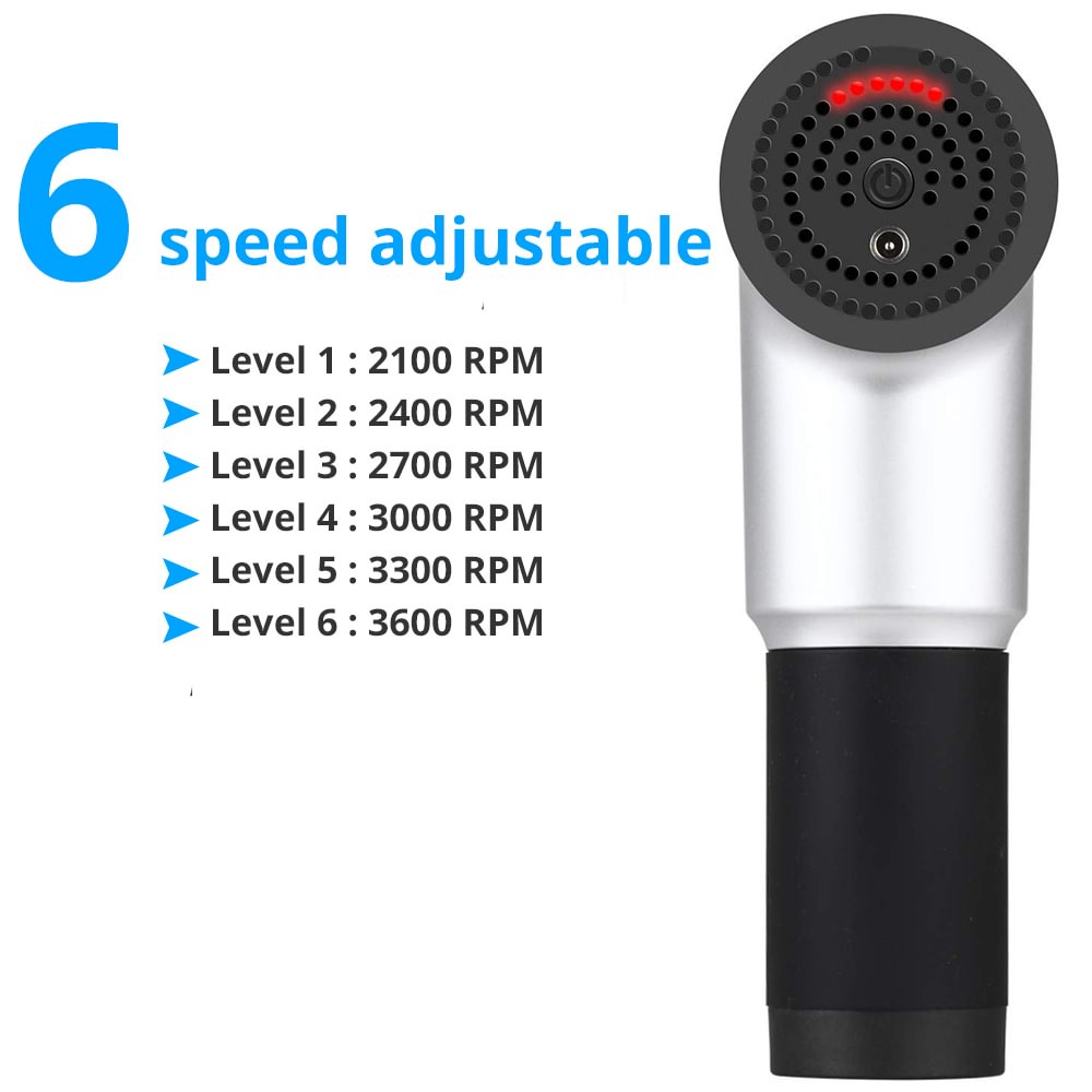 6 speed massage gun