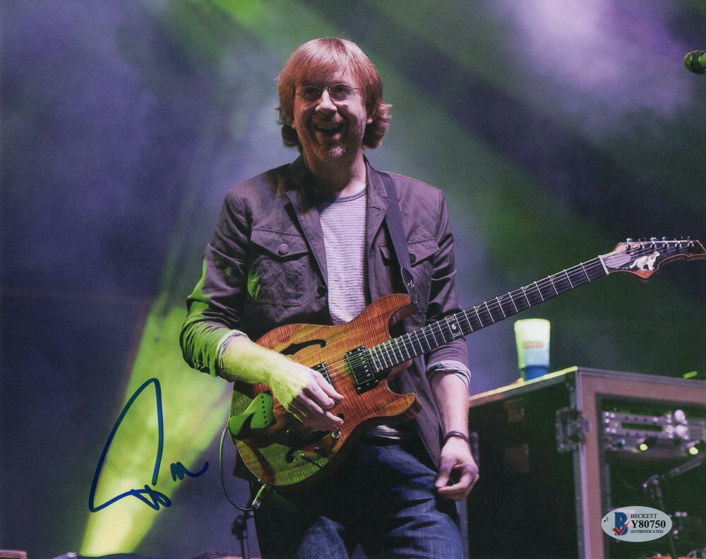 TREY ANASTASIO SIGNED AUTOGRAPH 8x10 Photo Poster painting - PHISH, FARMHOUSE, JUNTA BECKETT