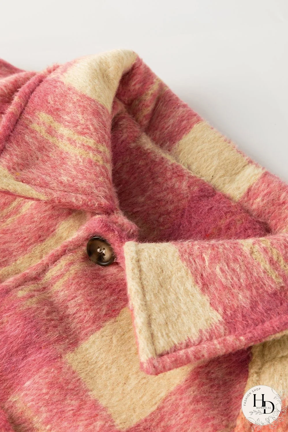 Stylish Plaid Shacket for Women