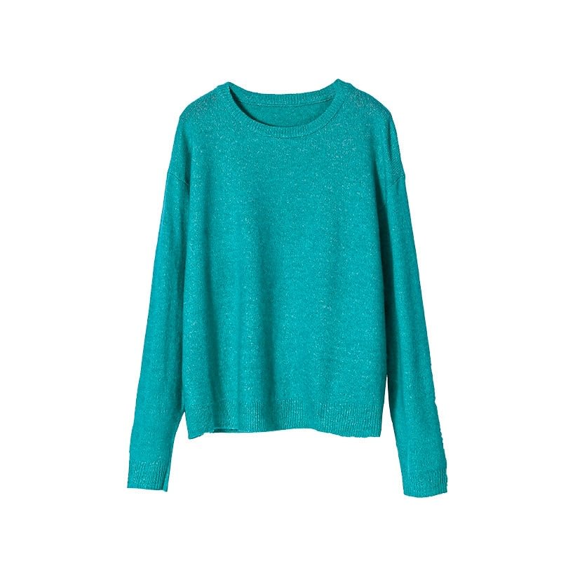 Toppies 2021 womens sweater autumn winter knitted tops round neck pullover sweater Korean winter clothes