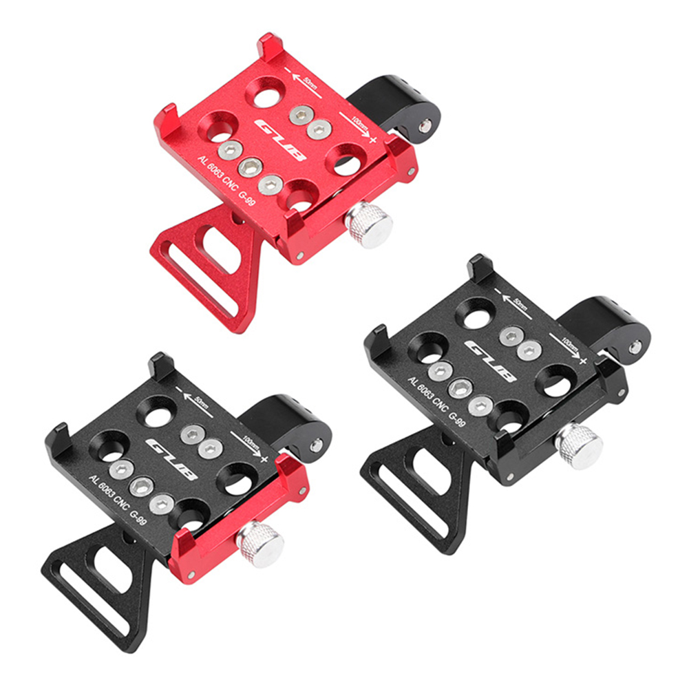 

GUB G-99 Bicycle Phone Holder Adjustable Electric Scooter Camera Stand Rack, Red, 501 Original