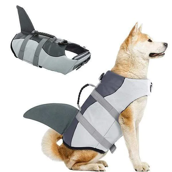 petnoo.comDog Shark Life Jacket Quick Release For Swimmingshopify