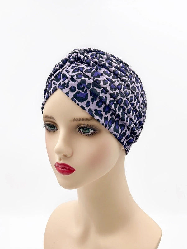 New Color Printed Leopard Print Indian Hat Popular Headscarf Cap Baotou Hat
