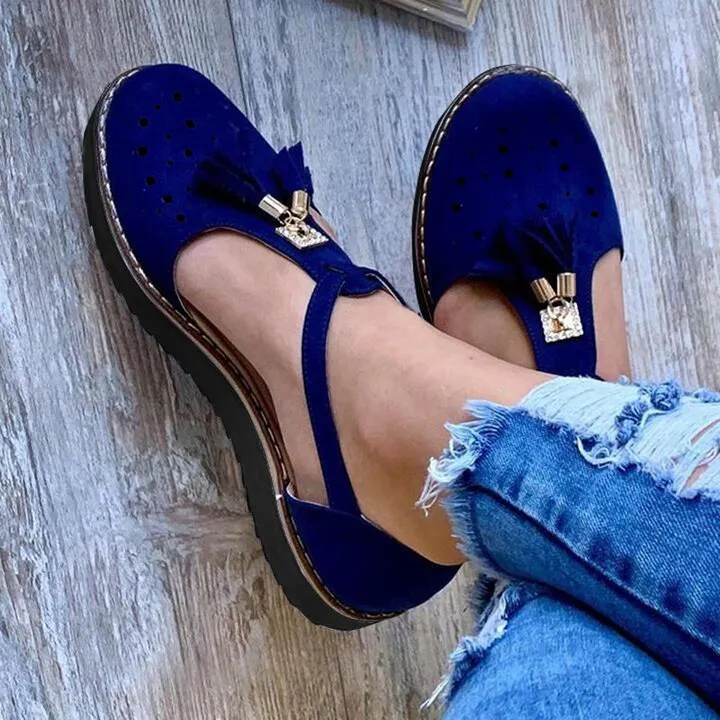2020 New Tassel Women Shoes Sandals Summer Flat Shoes PU Leather Gladiator Luxury Shoes Women Designers Zapatos De Mujer Fringe