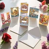6PCS Diamond Painting Palaces Greeting Cards Postcards with Envelopes
