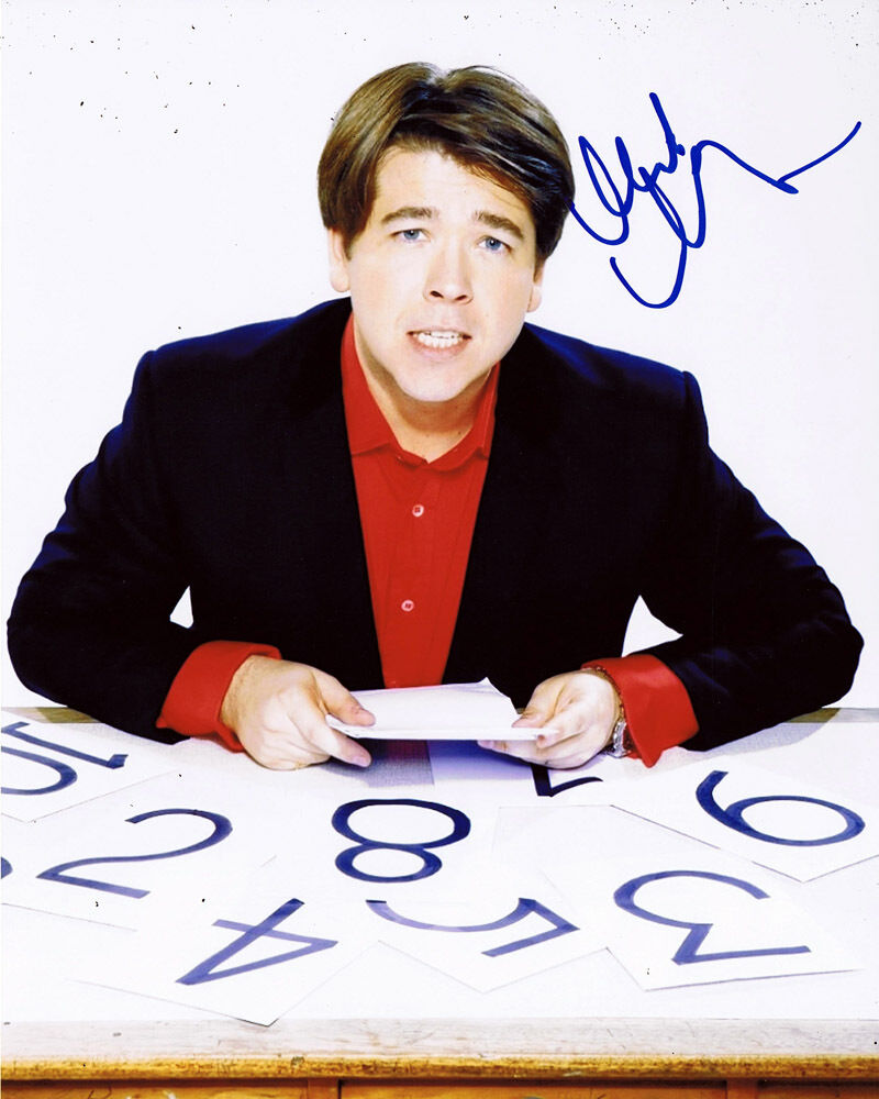 MICHAEL McINTYRE Comedian HAND SIGNED Britains Got Talent Judge 10x8 Photo Poster painting AFTAL