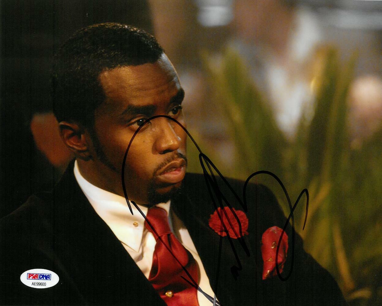 Sean P. Diddy Combs Signed Authentic Autographed 8x10 Photo Poster painting PSA/DNA #AE99600