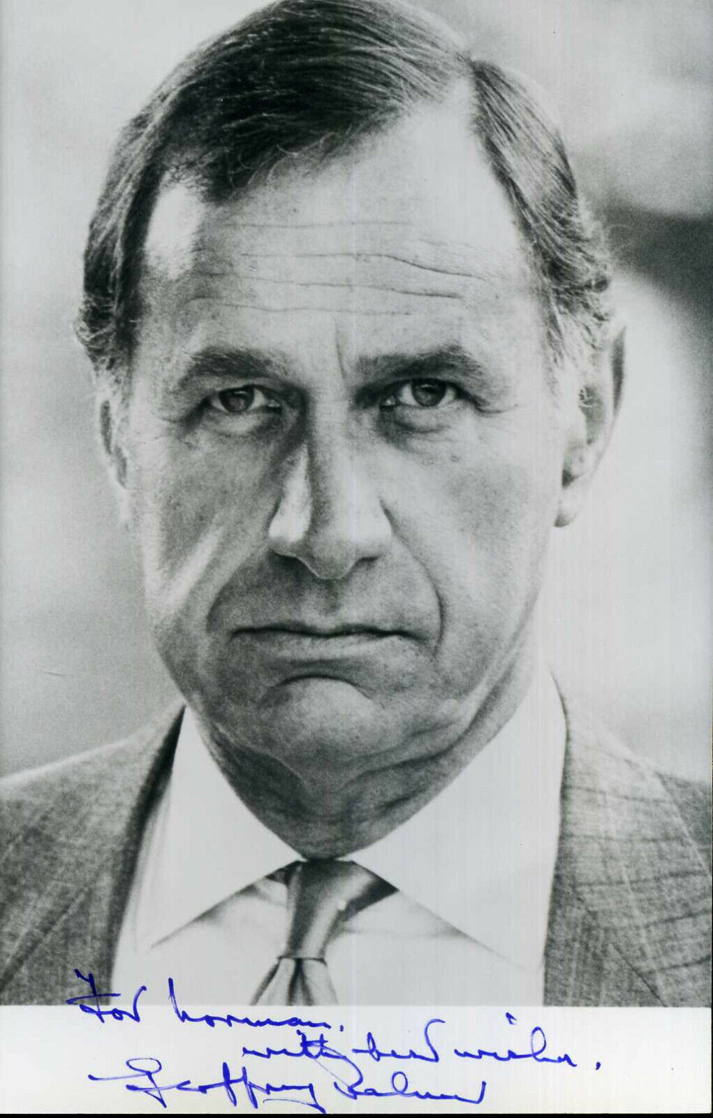 GEOFFREY PALMER Signed Photo Poster paintinggraph - TV Actor - REG PERRIN Butterflies - preprint