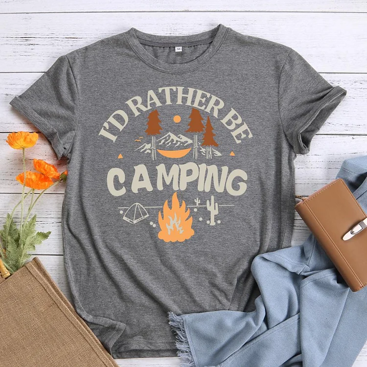 AL™  I'd rather camping T-Shirt-010825-Annaletters