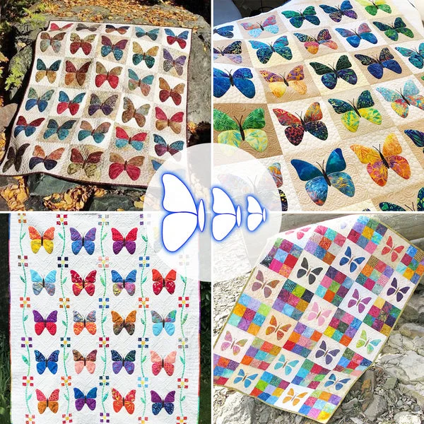 Pretty Butterfly Templates Set