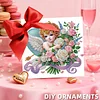 6PCS Diamond Painting Cupid Greeting Card Set with Envelopes for Adults Gifts