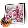 Diamond Painting-DIY Full Round Drill Xnas Snowman