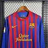 Retro Long Sleeve 11-12 Barcelona Home_Football Shirt 1:1 Thai Quality