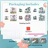 6Pcs Diamond Painting Garden Gnome Greeting Card Set with Envelopes for Birthdays Thanksgiving & Special Occasion