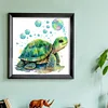Turtle - 18CT Stamped Cross Stitch 20*20cm/7.87*7.87in