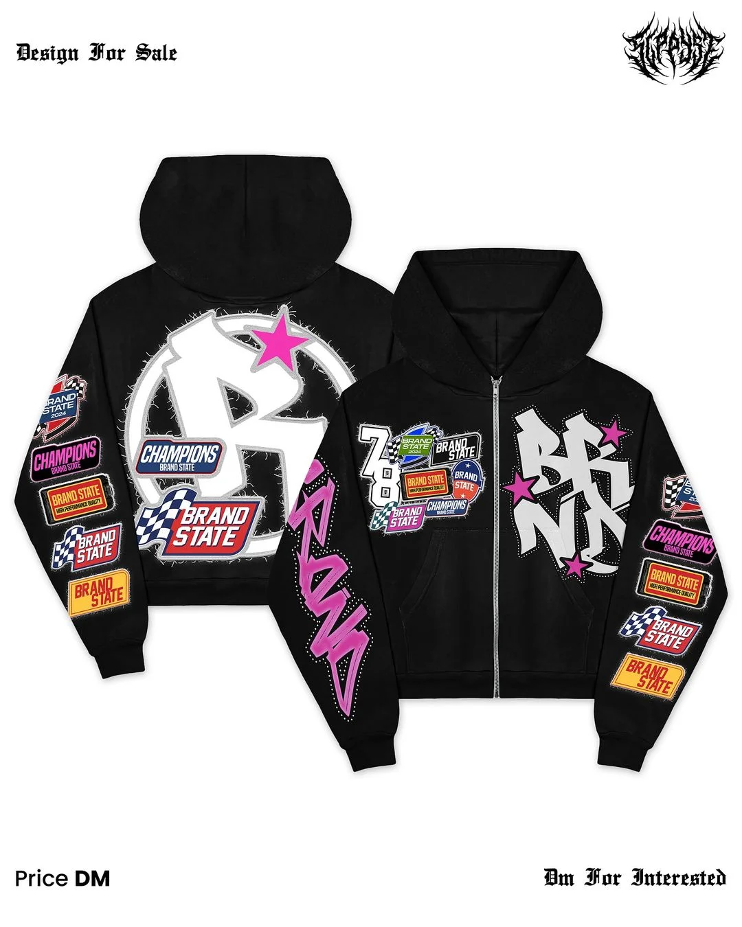 Aonga Harajuku Punk Print Hoodies Women New Y2k Tops Sweatshirts Oversized Hoodie Clothes Streetwear Tracksuit Men Clothing aonga