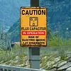 Caution Electric shock warning - Metal Tin Signs(8*12Inch/12*16Inch)