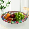 (US Local)Diamond Painting Wooden Serving Tray Decorative Diamond Painting Dining Plate(F)