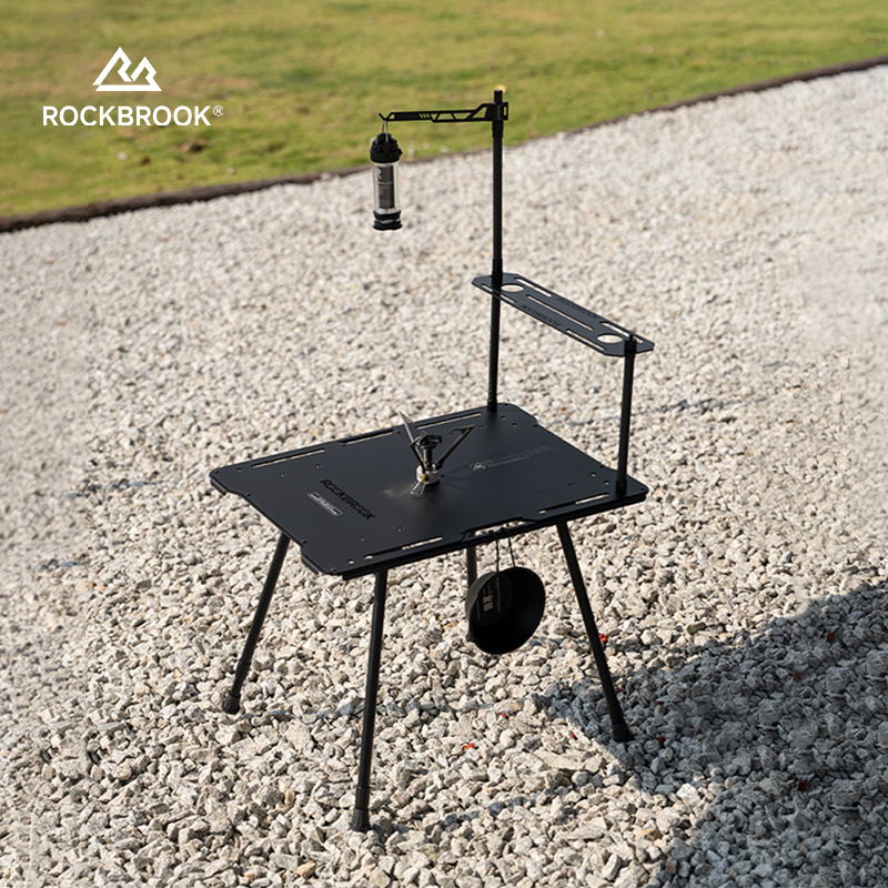 ROCKBROOK PD0034 IGT 2-Unit Folding Aluminum Table 