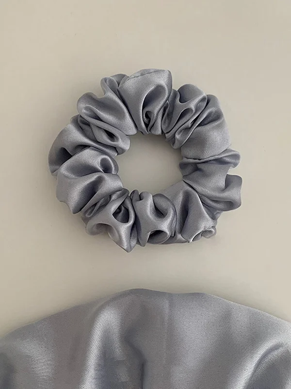 Elasticity Solid Color Scrunchy Hair Accessories