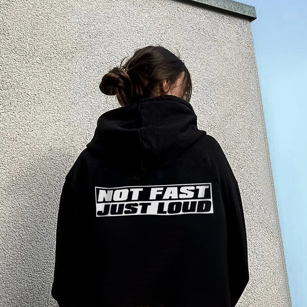 Not Fast Just Loud Hoodie - Geckodars