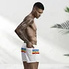 Gioiacombo&trade; Pantaloncini sportivi da spiaggia da uomo con stampa arcobaleno